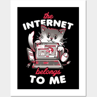 The Internet Belongs to Cats by Tobe Fonseca Posters and Art